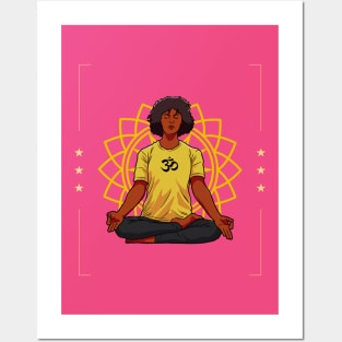 Yoga Motivational Pose Posters and Art